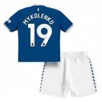 Everton Vitaliy Mykolenko #19 Domáci Detský futbalový dres 2023-24 Krátky Rukáv (+ trenírky)